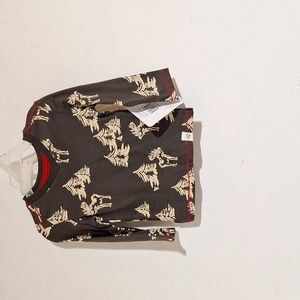 Burts Bees Baby 100% Organic Cotton Long Sleeve Shirt 0-3 Months NWT